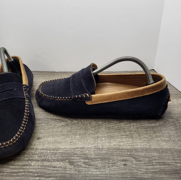 Bexley Biscayne Moccasins Driving Loafers Shoes Black Sz 43EU 10 US main image 8